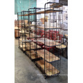 Industrial Metal Pipe Display Storage Shelve